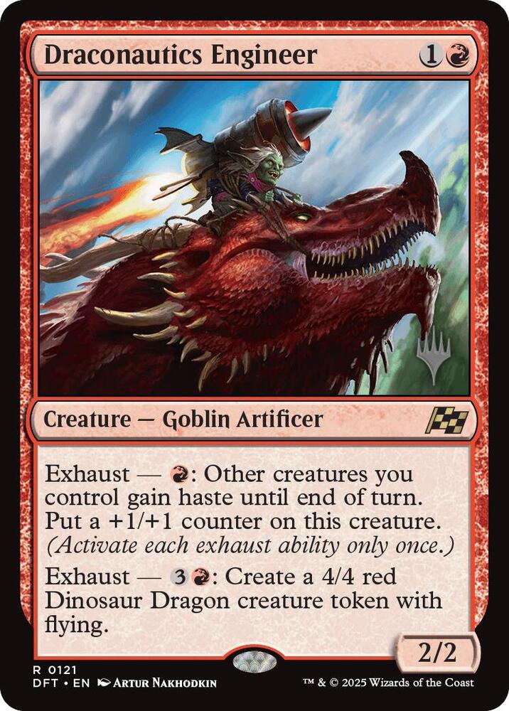 Draconautics Engineer 121 card from Promo Pack: Aetherdrift
