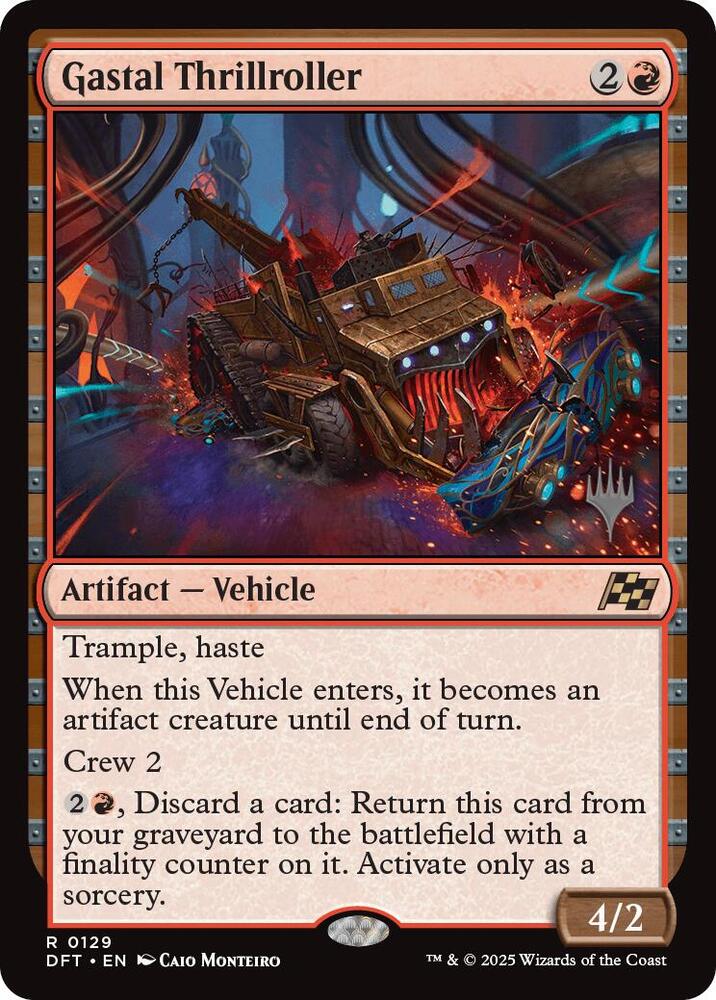 Gastal Thrillroller 129 card from Promo Pack: Aetherdrift