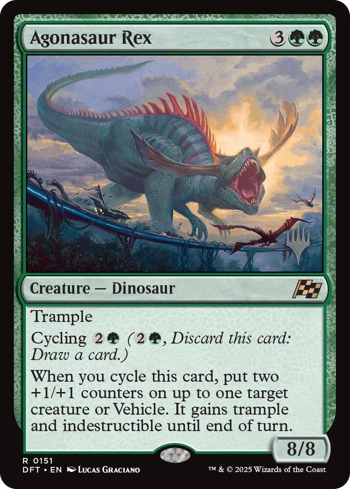 Agonasaur Rex 151 card from Promo Pack: Aetherdrift
