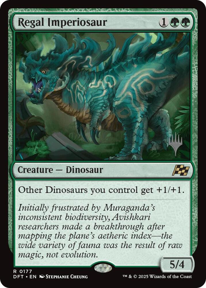 Regal Imperiosaur 177 card from Promo Pack: Aetherdrift