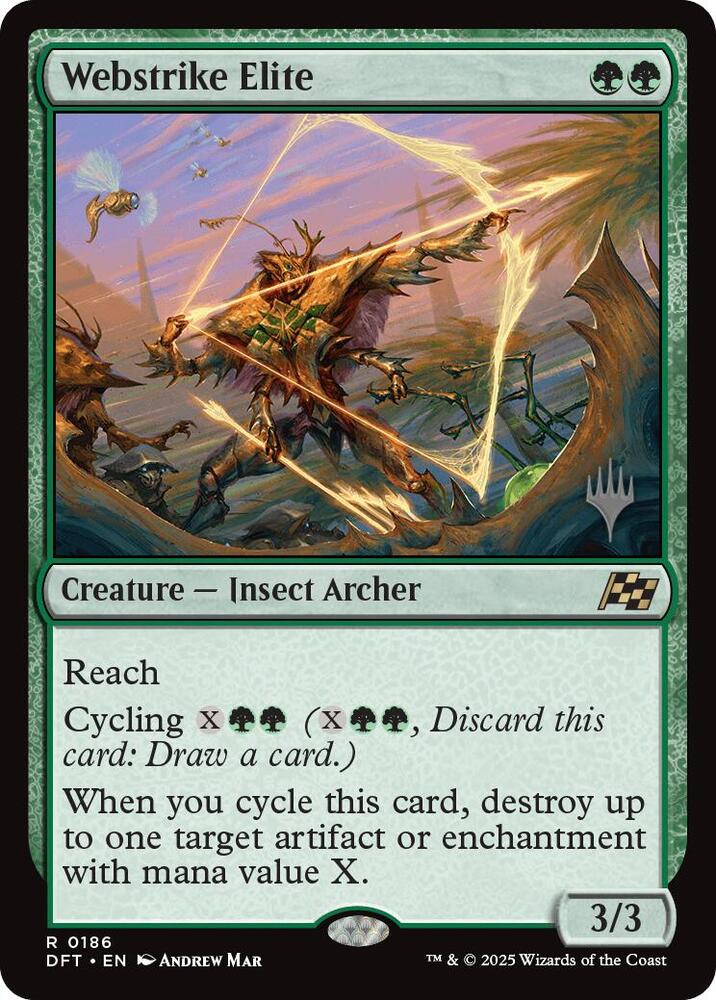 Webstrike Elite 186 card from Promo Pack: Aetherdrift