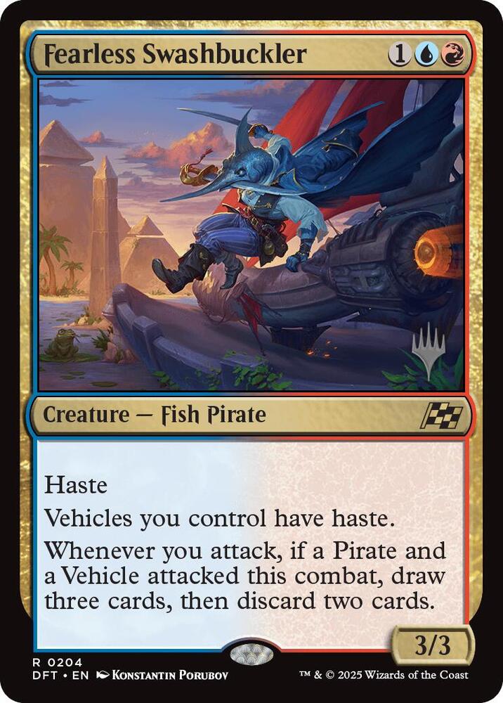 Fearless Swashbuckler 204 card from Promo Pack: Aetherdrift