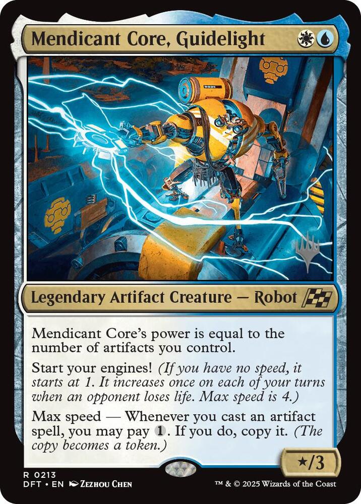 Mendicant Core, Guidelight 213 card from Promo Pack: Aetherdrift