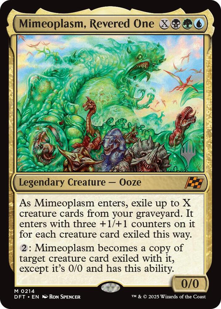Mimeoplasm, Revered One 214 card from Promo Pack: Aetherdrift