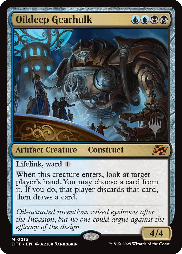 Oildeep Gearhulk 215 card from Promo Pack: Aetherdrift
