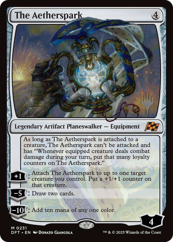 The Aetherspark 231 card from Promo Pack: Aetherdrift