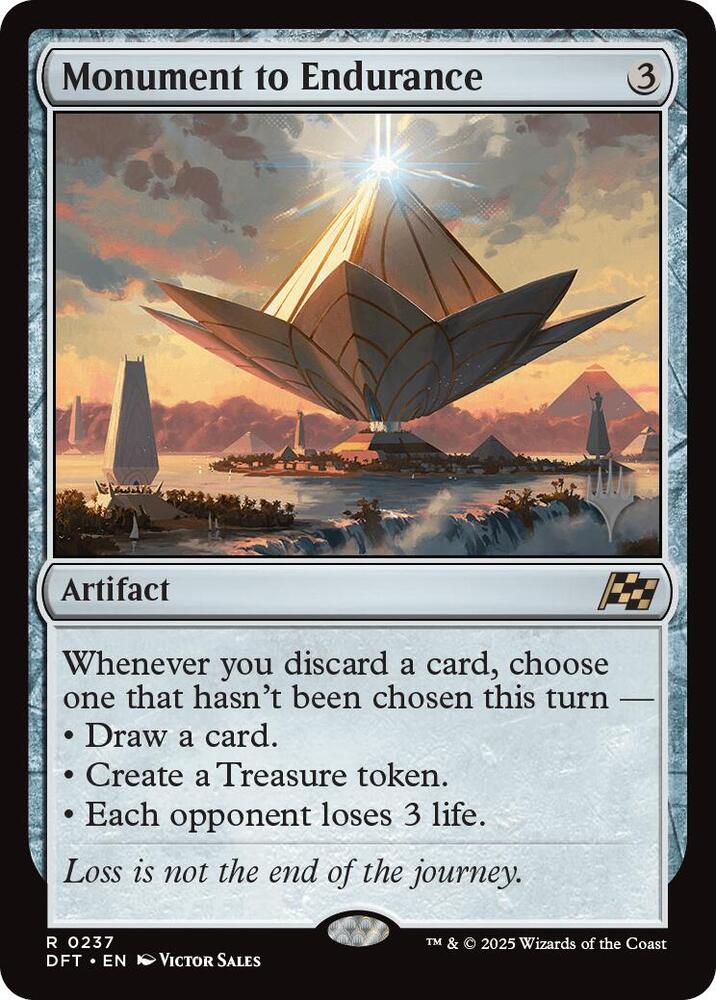 Monument to Endurance 237 card from Promo Pack: Aetherdrift