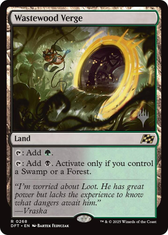 Wastewood Verge 268 card from Promo Pack: Aetherdrift