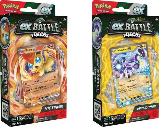 Victini ex/Miraidon ex Battle Decks [Set of 2] card from Miscellaneous Cards & Products