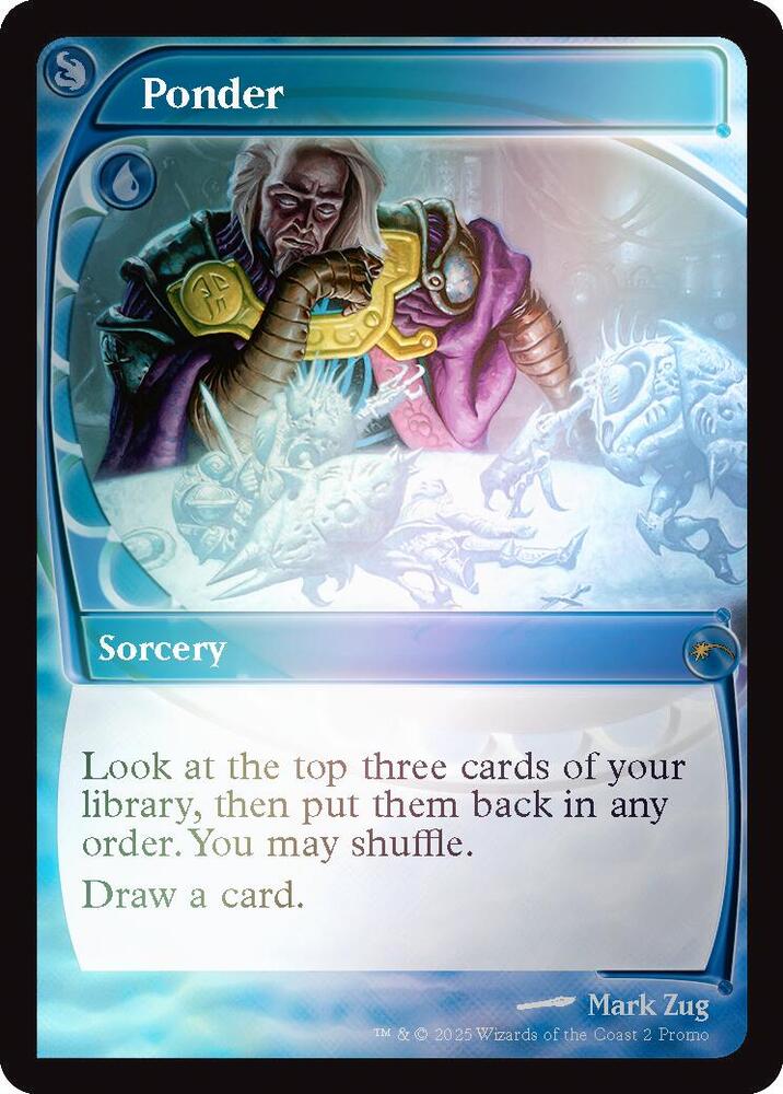 Ponder (Future Sight) 2 card from MagicFest Cards