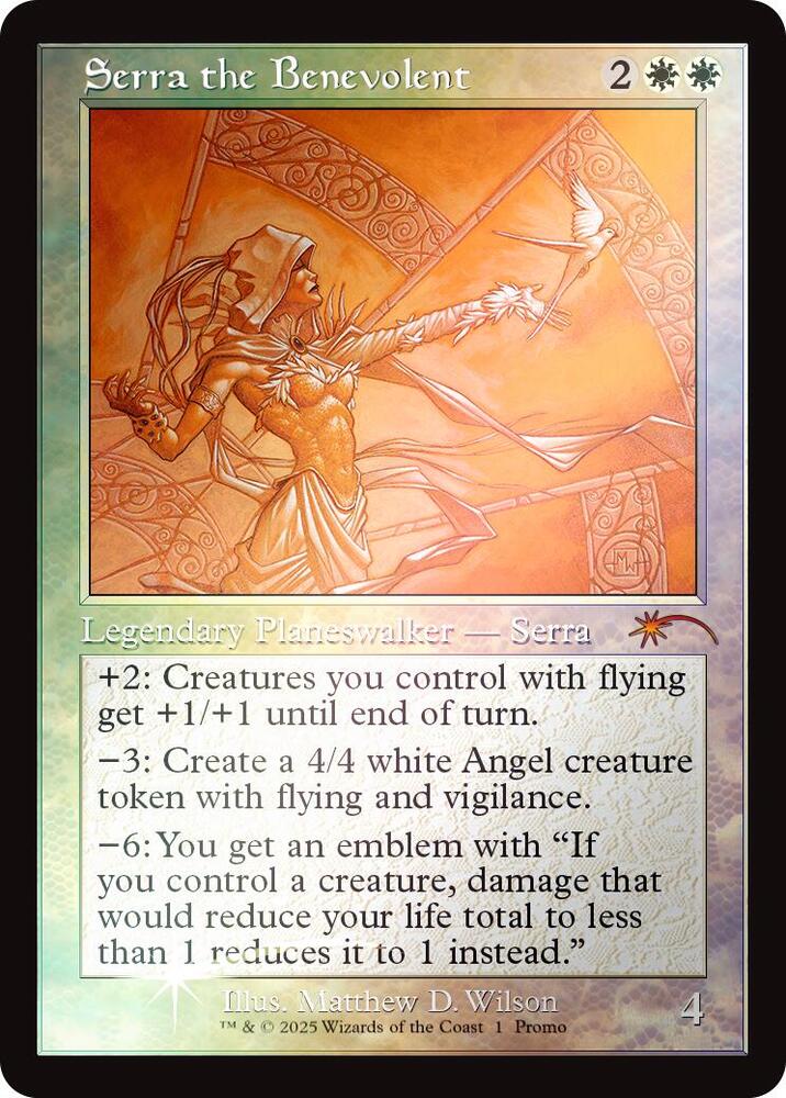 Serra the Benevolent (Retro Frame) 1 card from MagicFest Cards