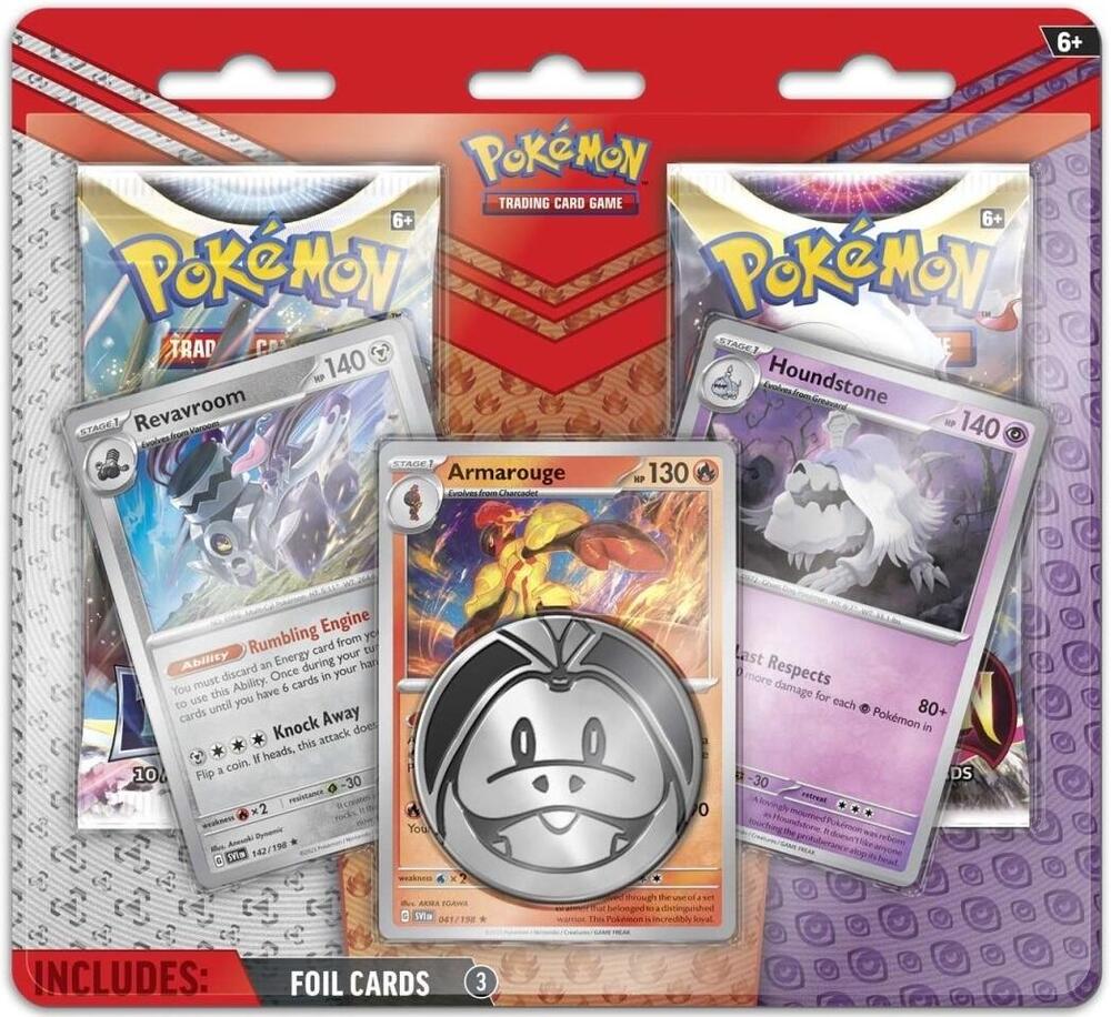 Enhanced 2-Pack Blister Pack [Armarouge, Revavroom & Houndstone] card from Miscellaneous Cards & Products