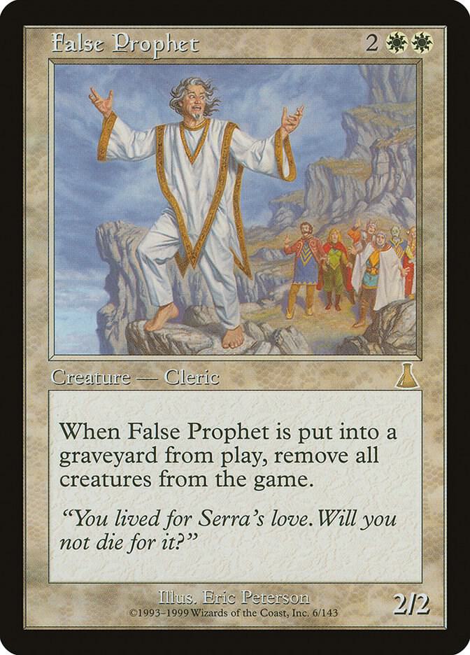 False Prophet 6 card from Urza's Destiny