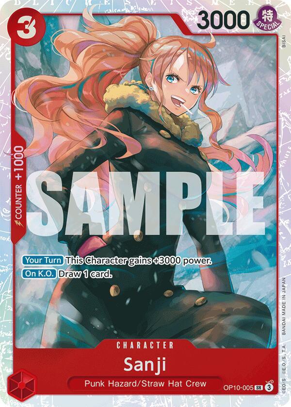 Sanji OP10-005 card from Royal Blood