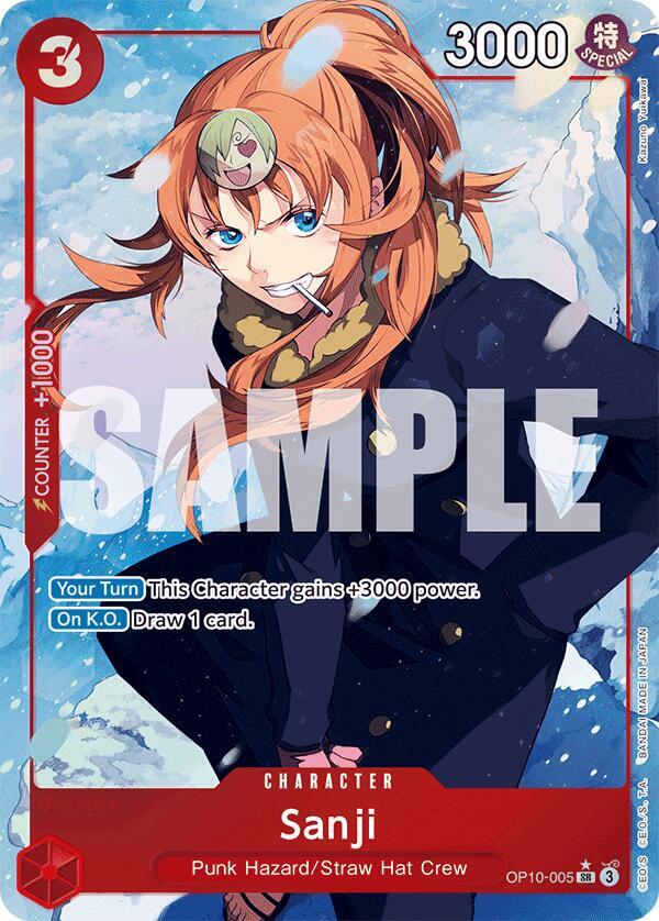 Sanji (Parallel) OP10-005 card from Royal Blood