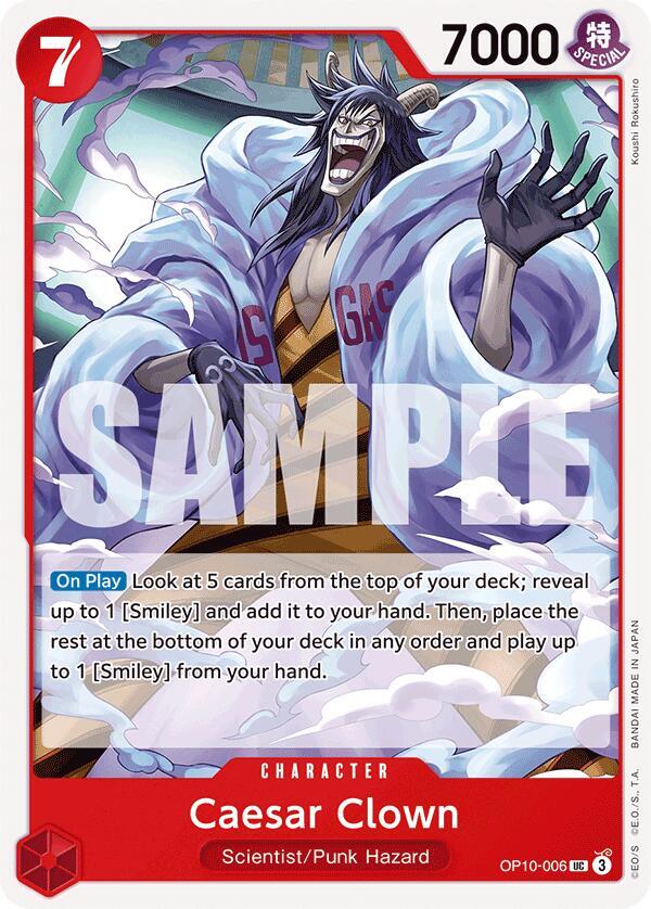 Caesar Clown OP10-006 card from Royal Blood