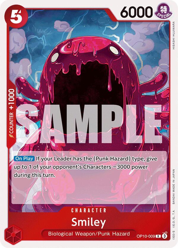 Smiley OP10-009 card from Royal Blood