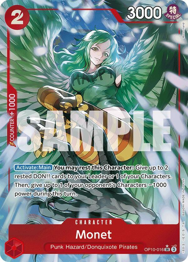 Monet (Parallel) OP10-016 card from Royal Blood