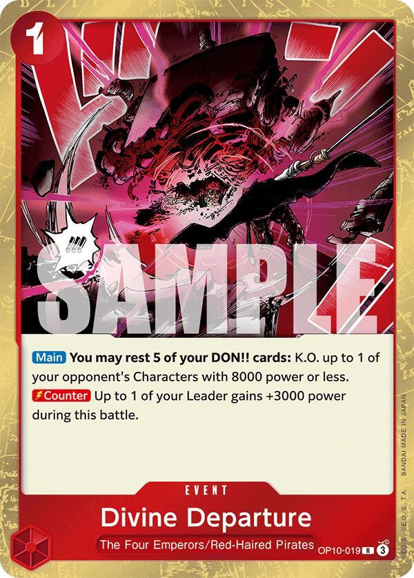 Divine Departure OP10-019 card from Royal Blood