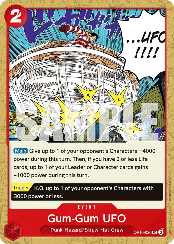 Gum-Gum UFO OP10-020 card from Royal Blood