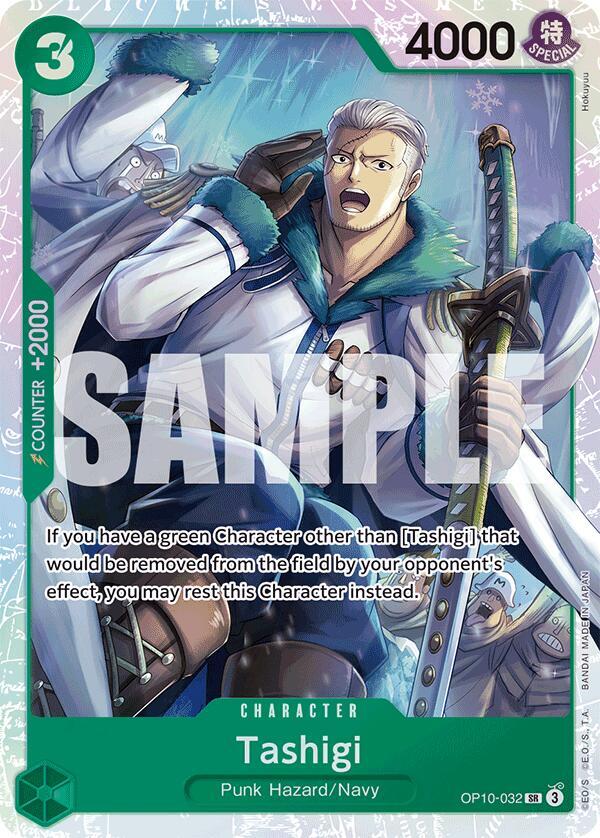 Tashigi OP10-032 card from Royal Blood