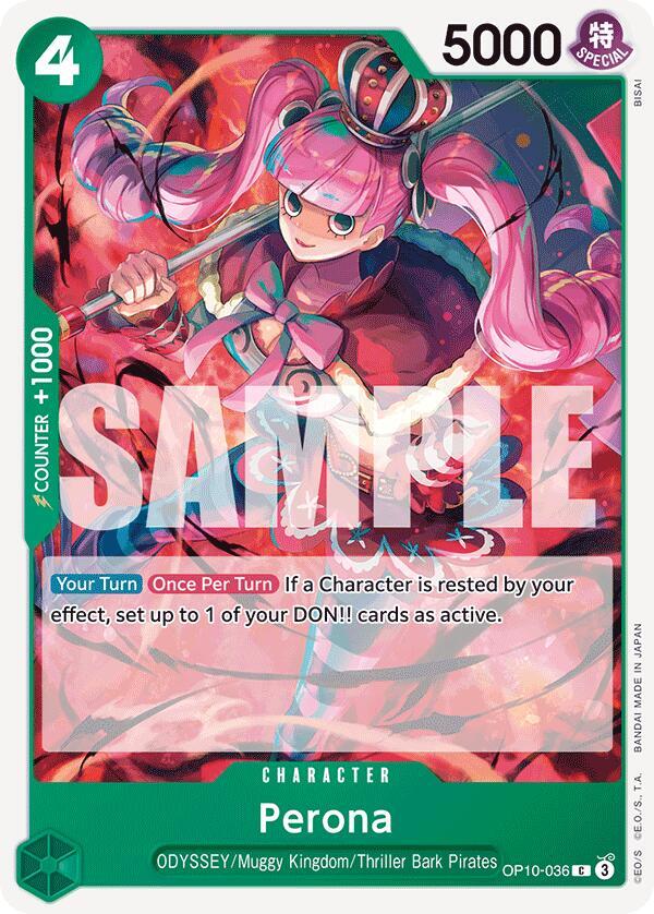 Perona OP10-036 card from Royal Blood