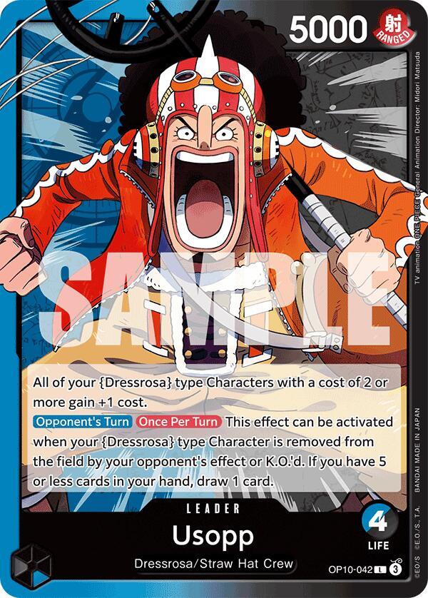 Usopp OP10-042 card from Royal Blood