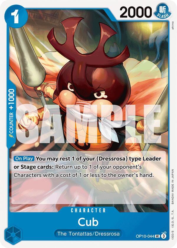 Cub OP10-044 card from Royal Blood
