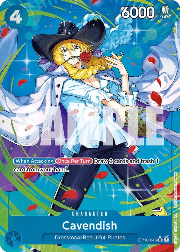 Cavendish (Parallel) OP10-045 card from Royal Blood