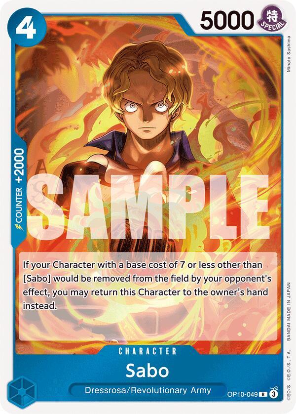 Sabo OP10-049 card from Royal Blood