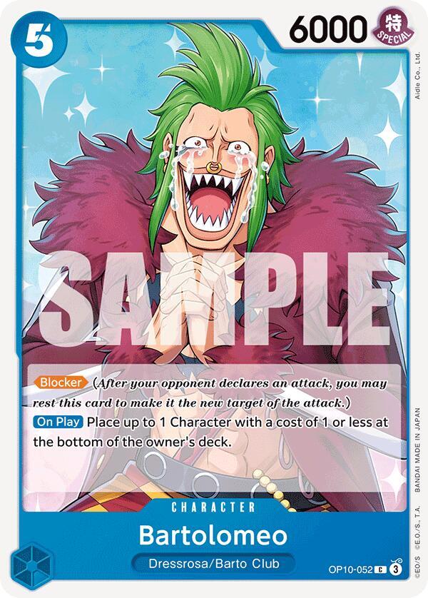 Bartolomeo OP10-052 card from Royal Blood
