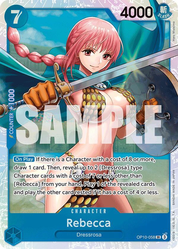 Rebecca OP10-058 card from Royal Blood