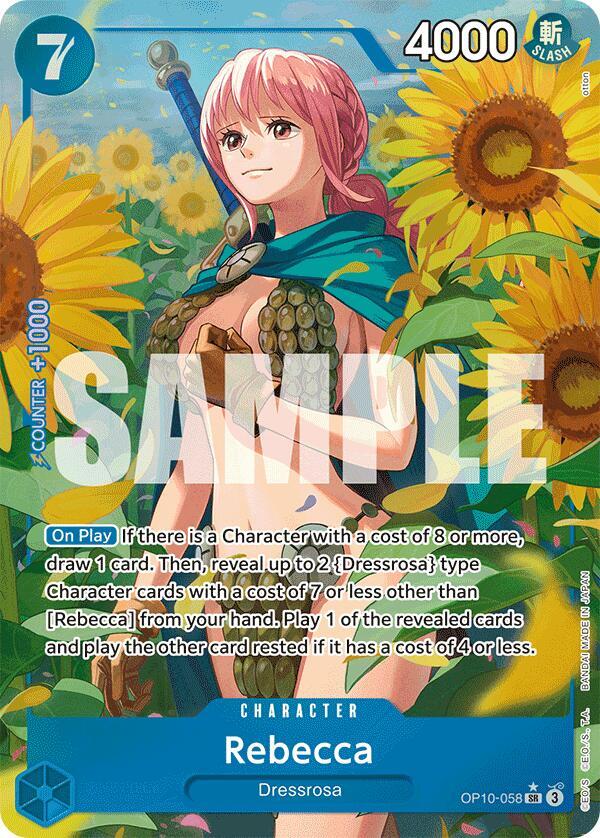 Rebecca (Parallel) OP10-058 card from Royal Blood