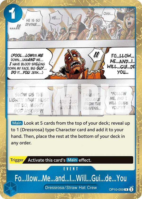 Fo...llow...Me...and...I...Will...Gui...de...You OP10-059 card from Royal Blood