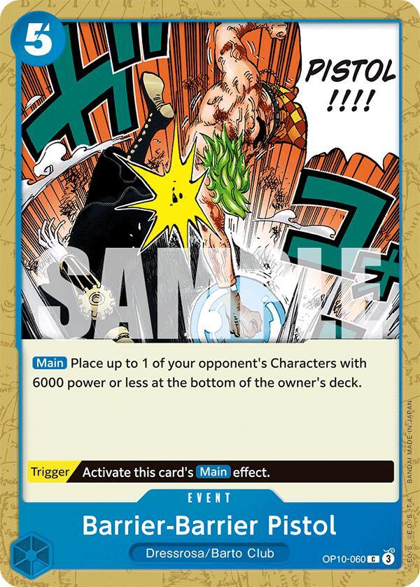 Barrier-Barrier Pistol OP10-060 card from Royal Blood