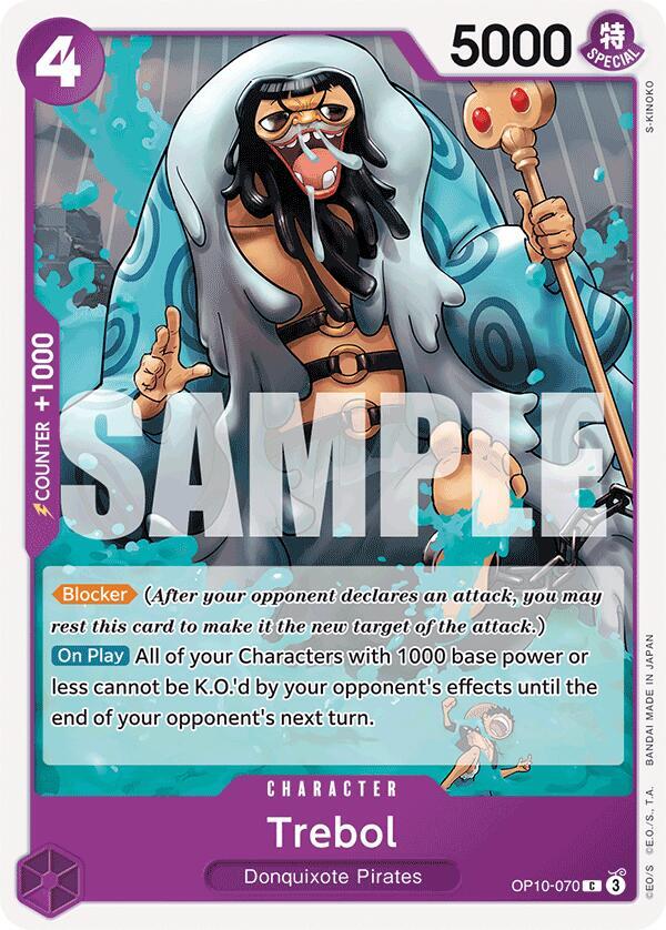 Trebol OP10-070 card from Royal Blood