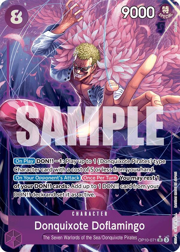 Donquixote Doflamingo (Parallel) OP10-071 card from Royal Blood