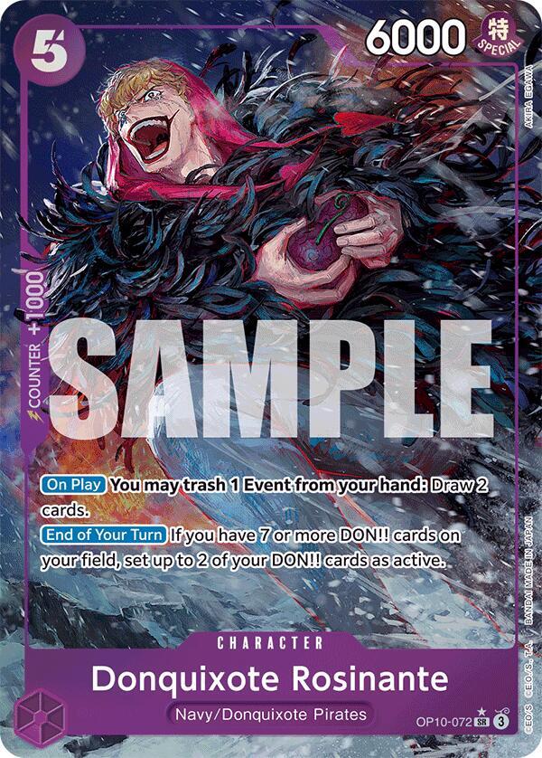 Donquixote Rosinante (Parallel) OP10-072 card from Royal Blood