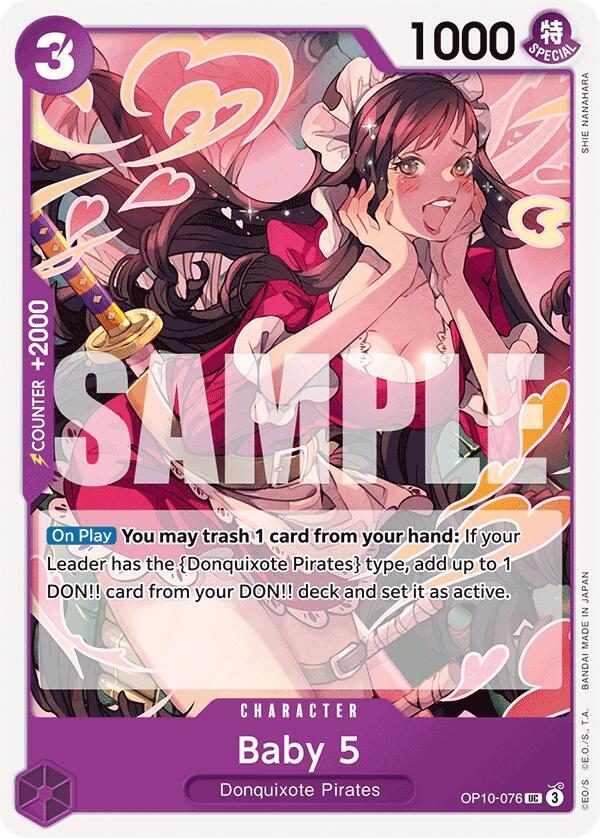 Baby 5 OP10-076 card from Royal Blood