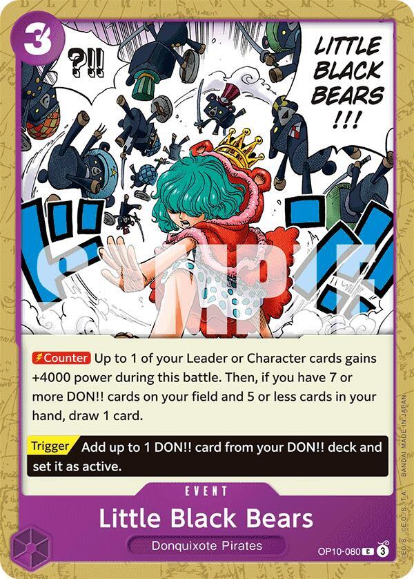 Little Black Bears OP10-080 card from Royal Blood