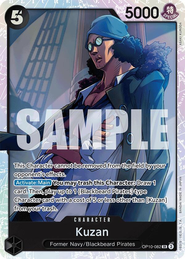 Kuzan OP10-082 card from Royal Blood
