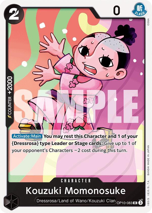Kouzuki Momonosuke OP10-083 card from Royal Blood