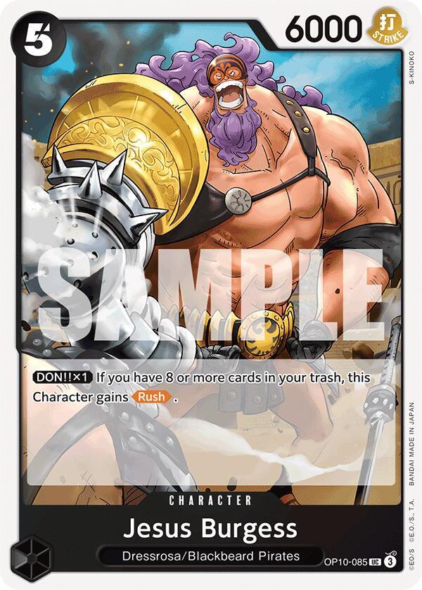 Jesus Burgess OP10-085 card from Royal Blood