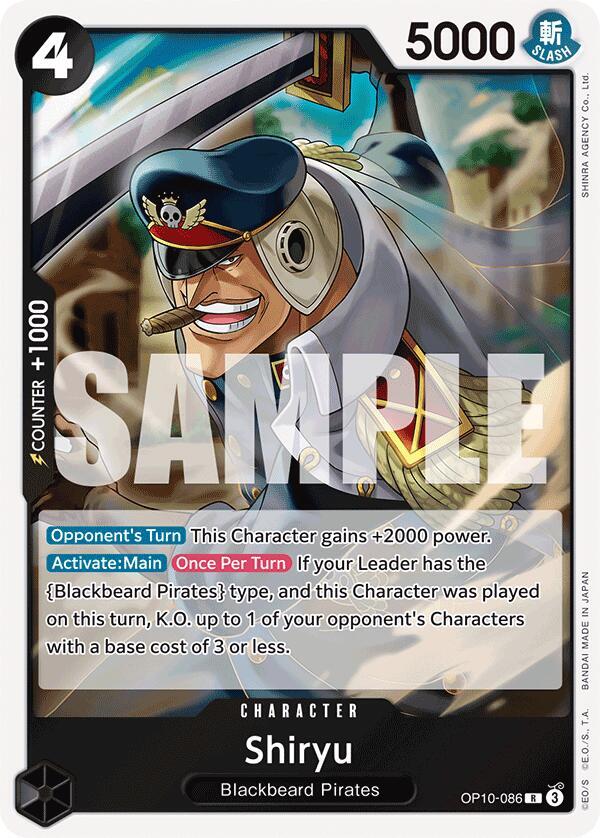 Shiryu OP10-086 card from Royal Blood