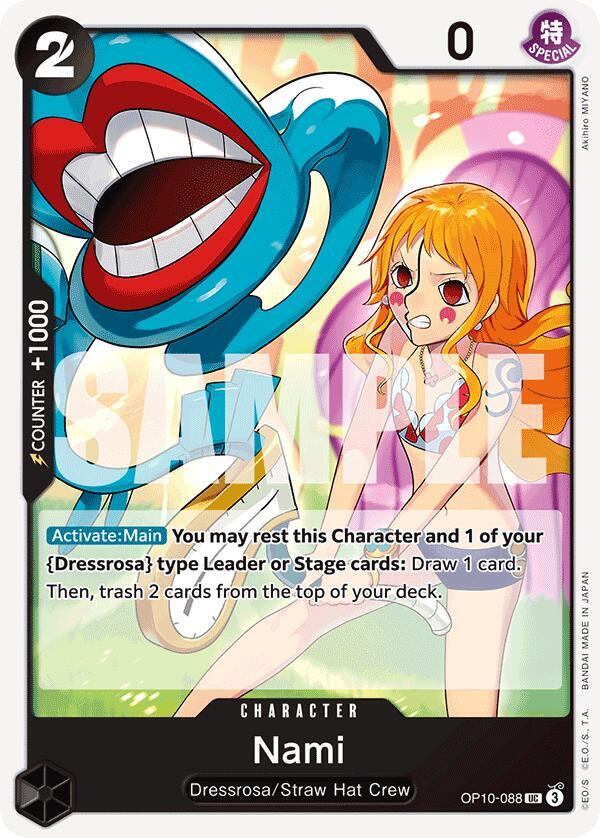 Nami OP10-088 card from Royal Blood
