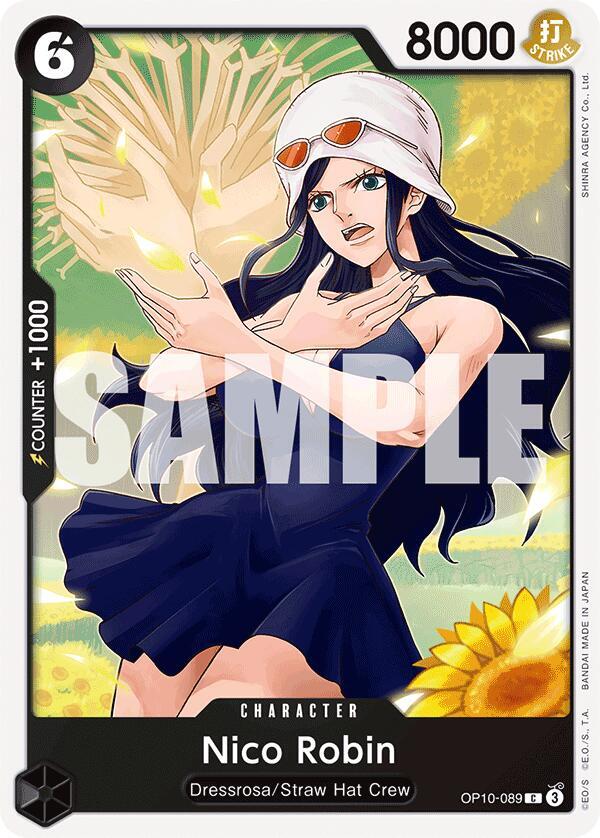 Nico Robin OP10-089 card from Royal Blood