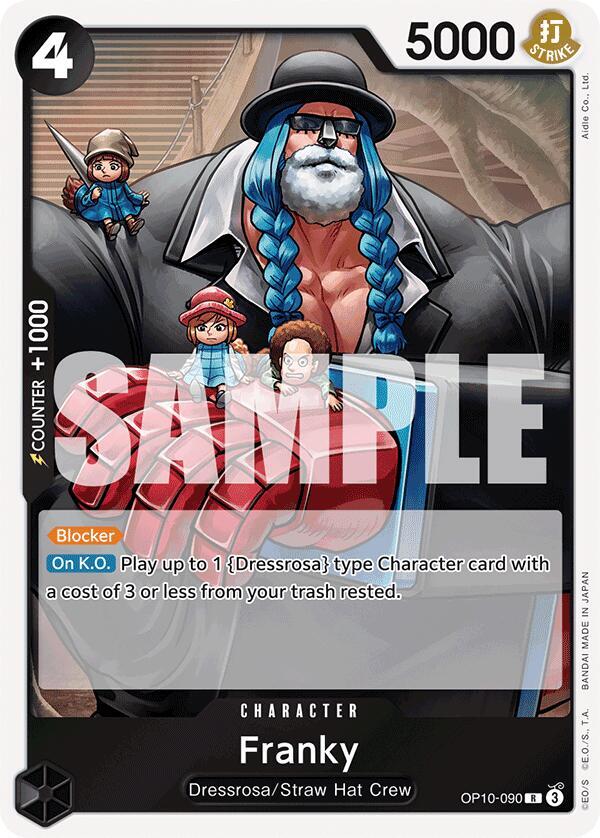 Franky OP10-090 card from Royal Blood