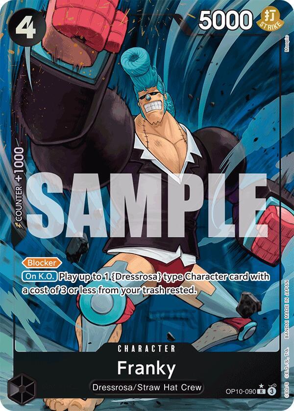 Franky (Parallel) OP10-090 card from Royal Blood