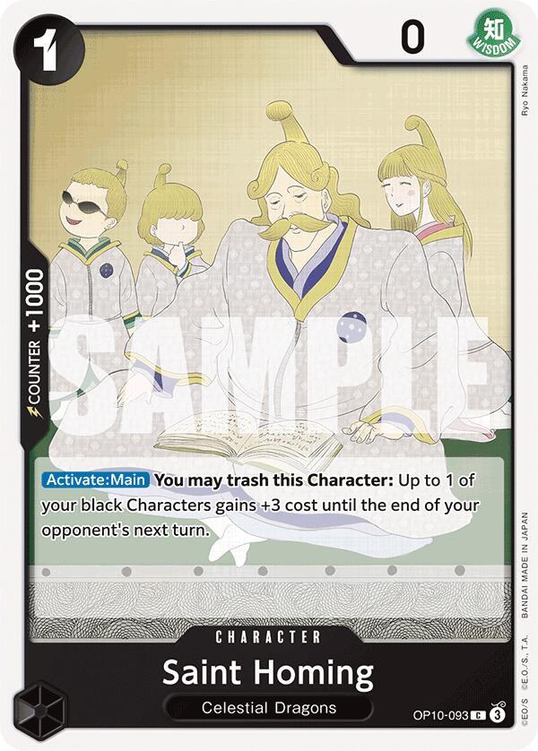 Saint Homing OP10-093 card from Royal Blood