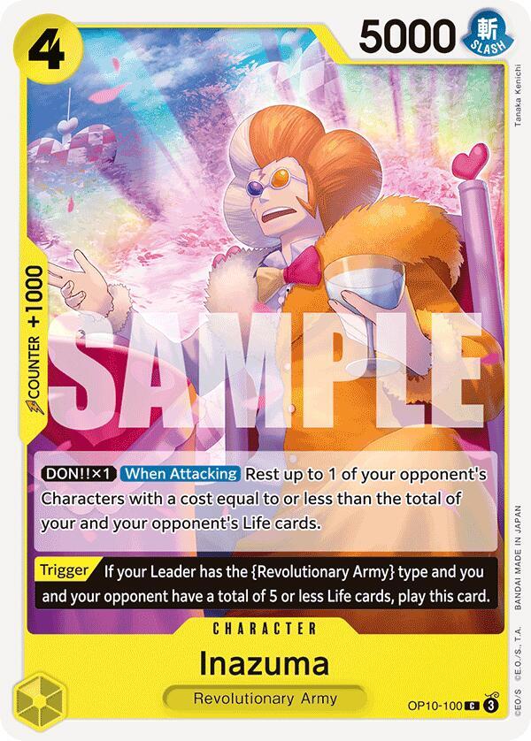 Inazuma OP10-100 card from Royal Blood